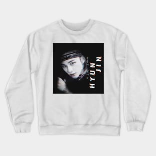 SK Hyunjin Dark Glitch Effect Crewneck Sweatshirt